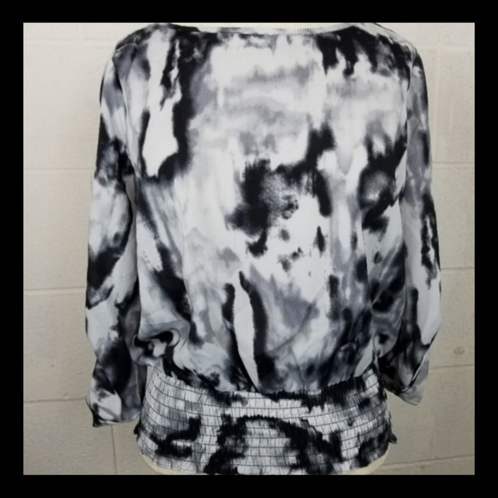 NWOT! MICHAEL KORS SPLATTER DESIGN BLOUSE - Picture 1 of 11